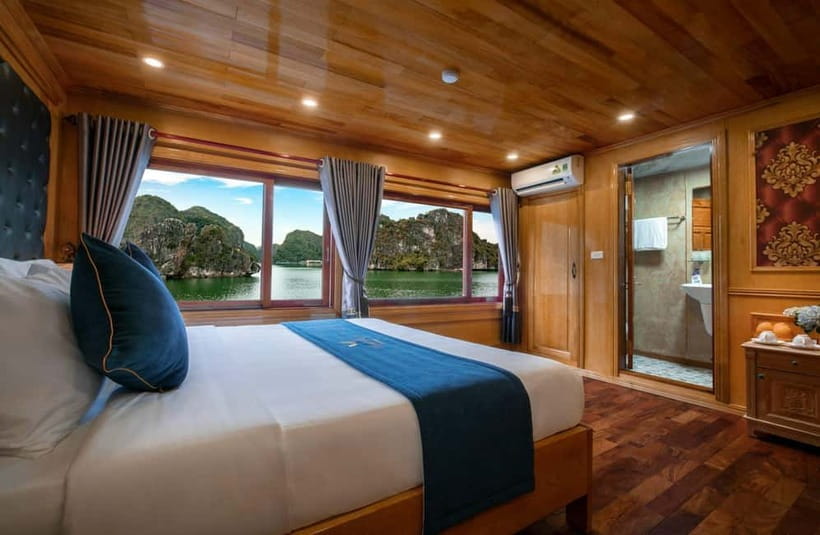 Ninh Binh: Lan Ha Bay 2D 1N cruises- bike tour, kayak, meals - Sunset, spring rolls, and evening entertainment