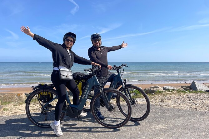 Normandy Guided E-bike tour to Omaha Beach / private tour - Why an e-bike works so well in Normandy