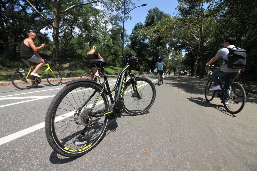NYC: Central Park Guided Electric Bike Tour - Strawberry Fields and the Alice in Wonderland statue