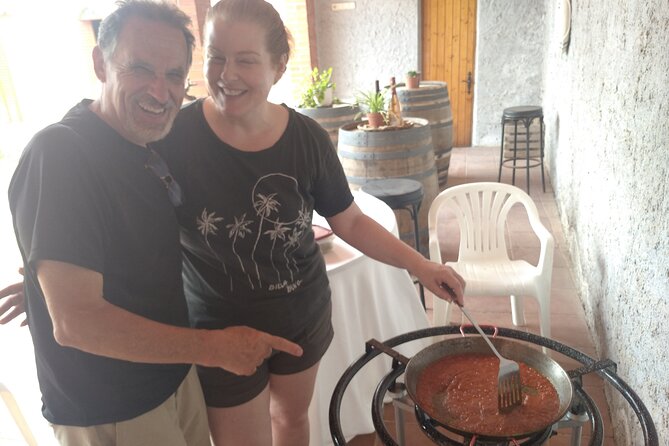 Paella Class, Winery & Bike Ride - Free Hotel Pickup from Sitges - Starting from Sitges at 9:00 a.m.
