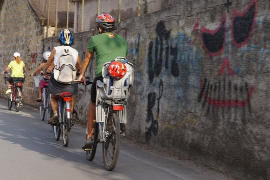 Palermo: Anti-mafia Bike Tour - Piazza Magione and the first layer of the story
