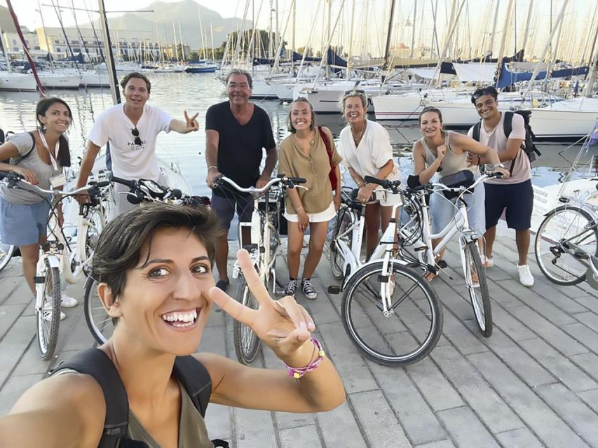 Palermo: Guided Bike Tour with Street Food Tasting - Key points at a glance