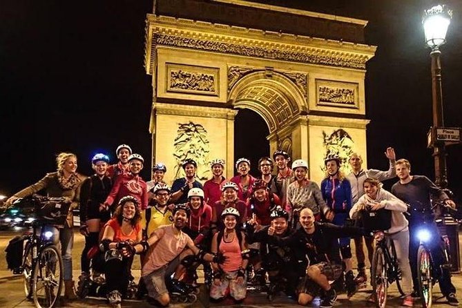 Paris By Night: 3-Hour Guided Bike Tour - The Louvre after dark