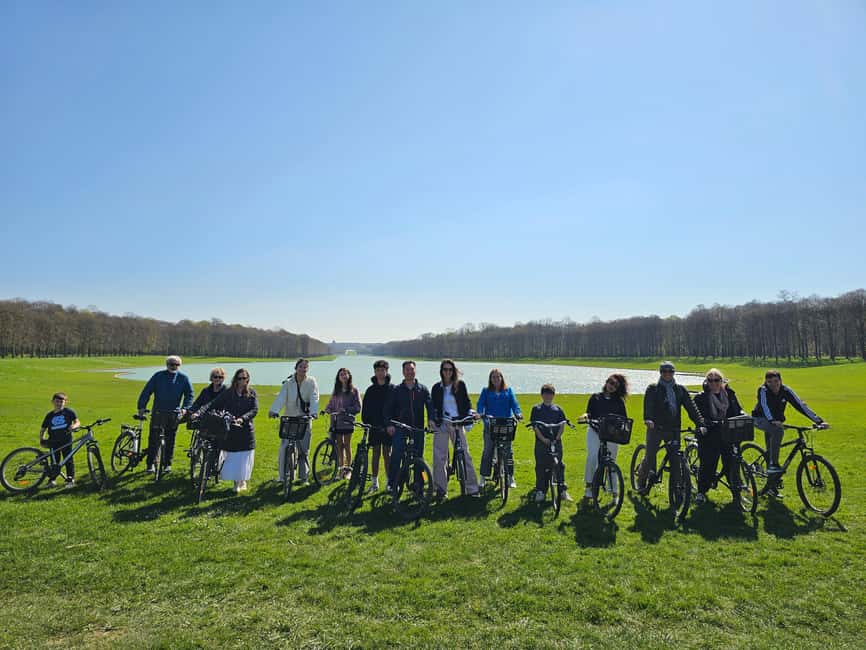 Paris: Versailles Golf Cart & Bike Tour with Palace Entry - The royal gardens from a golf cart