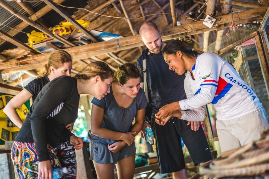 Phnom Penh: Mekong Islands & Silk Islands Guided Bike Tour - Cycling through orchards and market gardens
