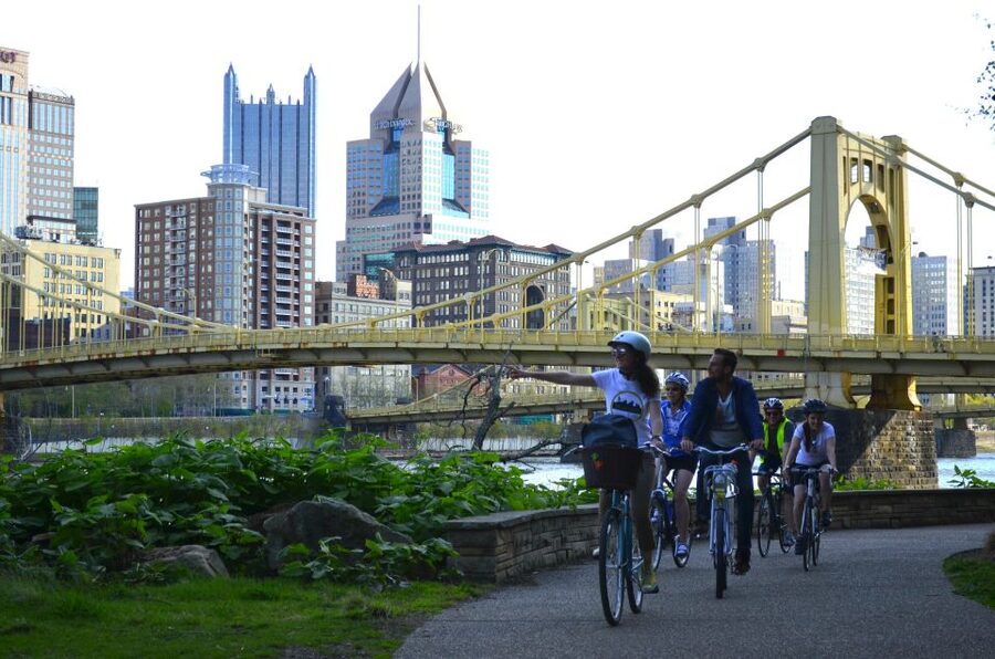 Pittsburgh: Beauty of the Burgh Bike Tour - Starting beside the convention center