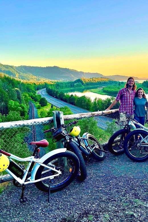 Portland: E-Bike Tour at Multnomah Falls - Wahkeena Falls closes the main route