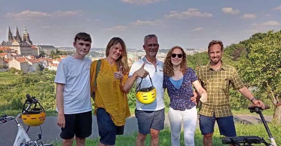 Prague 3-Hour Sightseeing Tour by Electric Bike - Letná Park and one of Prague’s best views