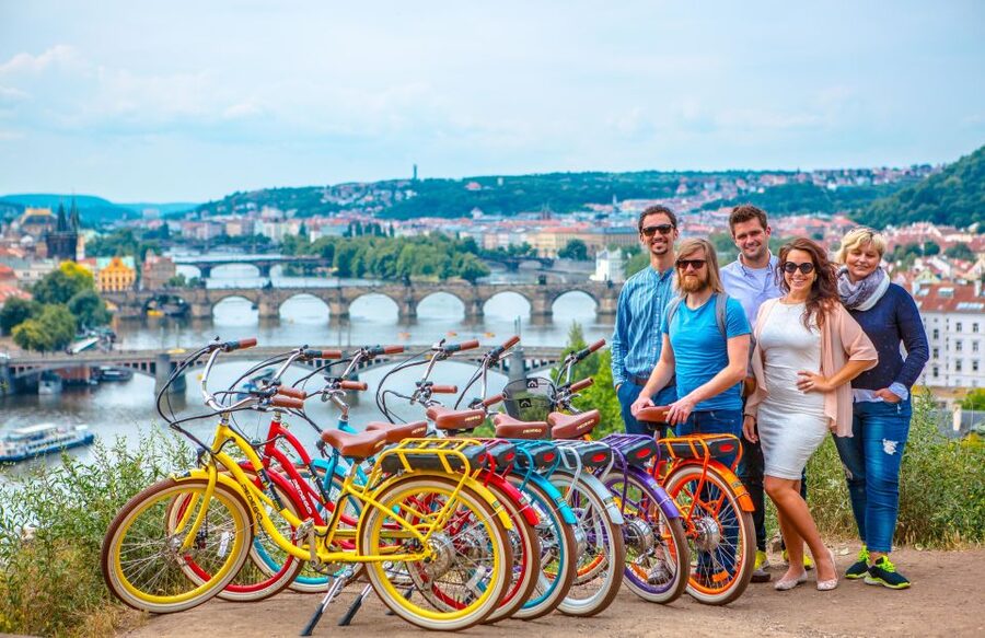 Prague: 7 Best Viewpoints of Prague E-Bike Tour - Prague Castle: a short stop with big context