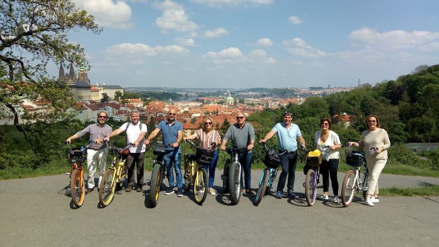 Prague: 7 Best Viewpoints of Prague E-Bike Tour - Seven districts, cycling paths, and a lot of ground