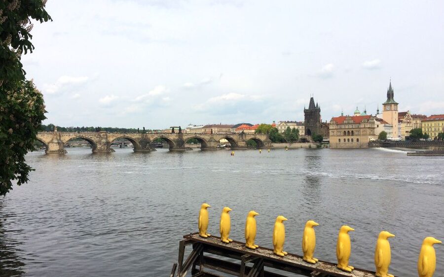 Prague: Classic City Bike Tour - Municipal House and New Town