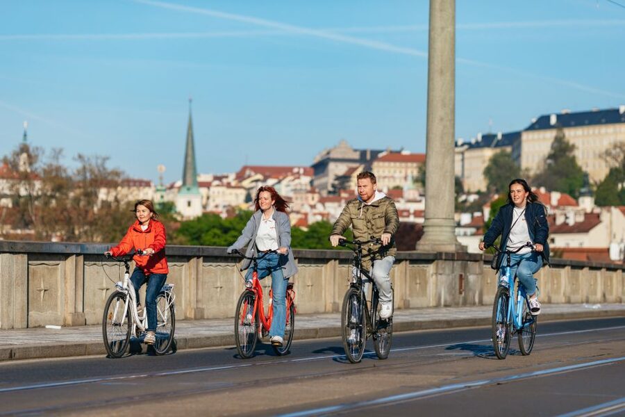 Prague: Complete Bike Tour - What the ride feels like on Prague’s streets