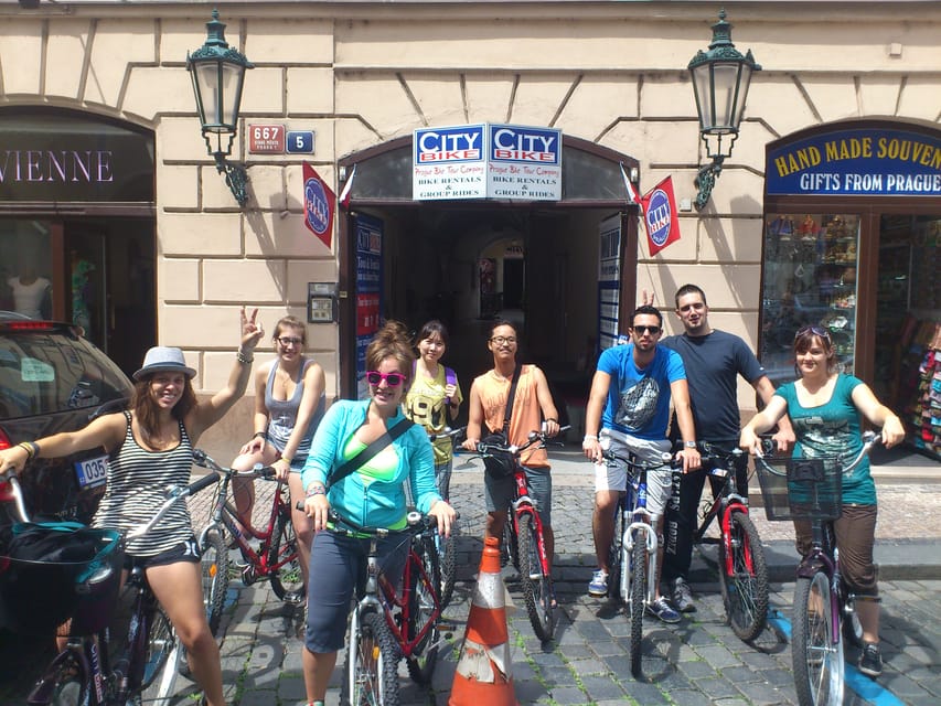 Prague E-Bike City Ride tour : 2hrs - Charles Bridge is the signature crossing