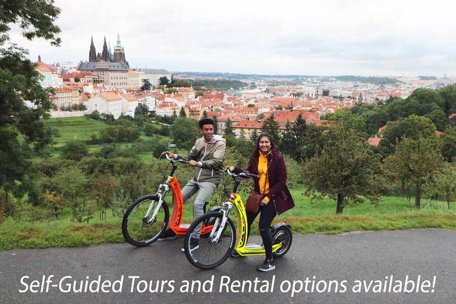 Prague: E-Bike/E-Scooter Viewpoint Tour - Key points at a glance