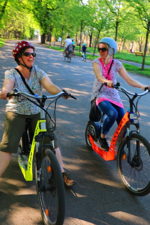 Prague: E-Bike/E-Scooter Viewpoint Tour - Lennon Wall and the Lesser Town