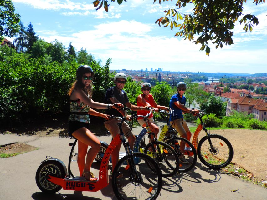 Prague: E-Bike/E-Scooter Viewpoint Tour - Petřín Hill and Prague’s towers