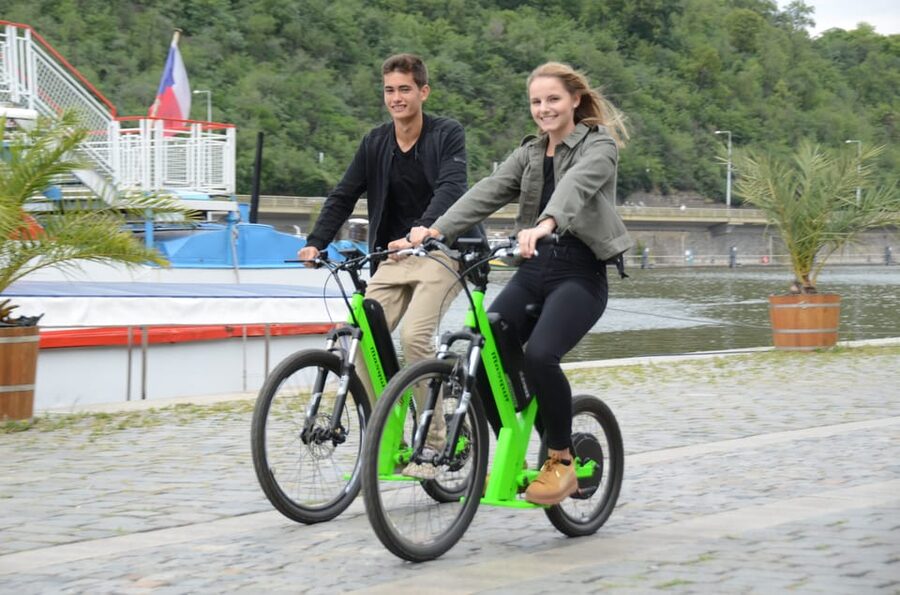 Prague Electric Scooter and eBike Grand Tour - Letná Park for the Big Prague View