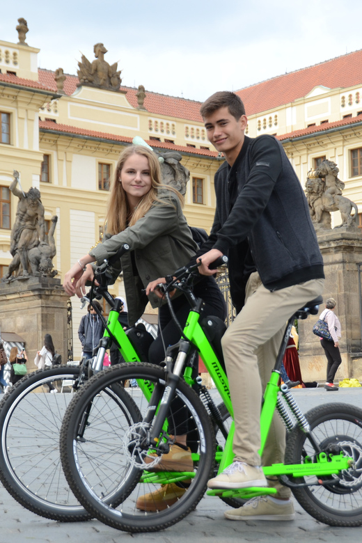 Prague Electric Scooter and eBike Grand Tour - Lennon Wall and the First Look at Lesser Town