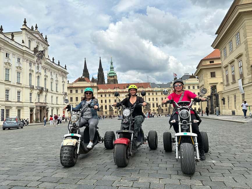 Prague: Heart of Prague Electric Tricycle Scooter Tour - John Lennon Wall and Kampa Island