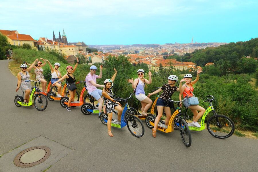 Prague: Highlights Tour on e-Scooter or eBike - The Last Stretch Back to the Lesser Quarter