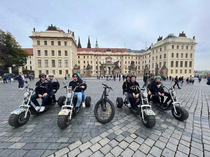 Prague: Panoramic Viewpoints Guided Electric Tricycle Tour - Petrin Hill, Strahov, and the red roofs of Prague