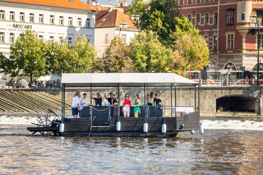 Prague: Private Cycle Boat River Tour with Beer or Prosecco - Music, conversation, and the party atmosphere