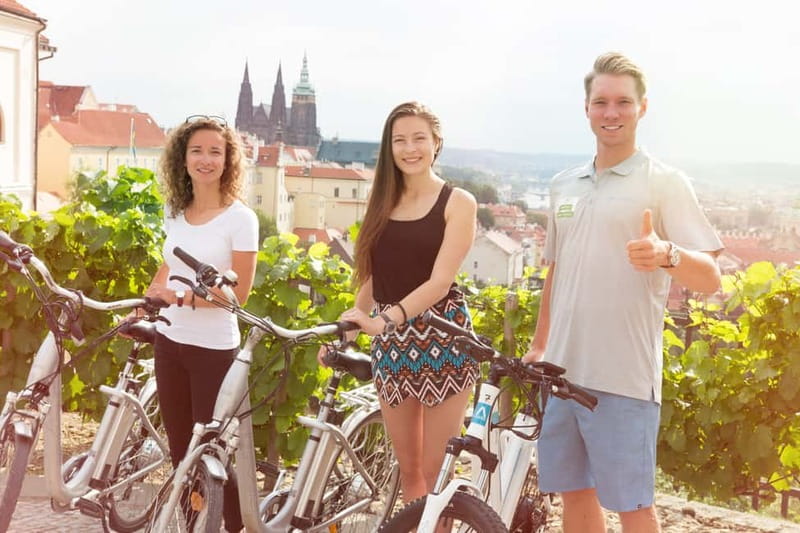 Prague: Small Group or Private E-Bike City Tour - From the city center to Štvanice Island