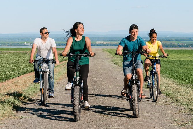 Quebec City - Guided E-Bike Tour & Tastings - Ile d'Orléans - Ferme François Gosselin and the St. Lawrence view