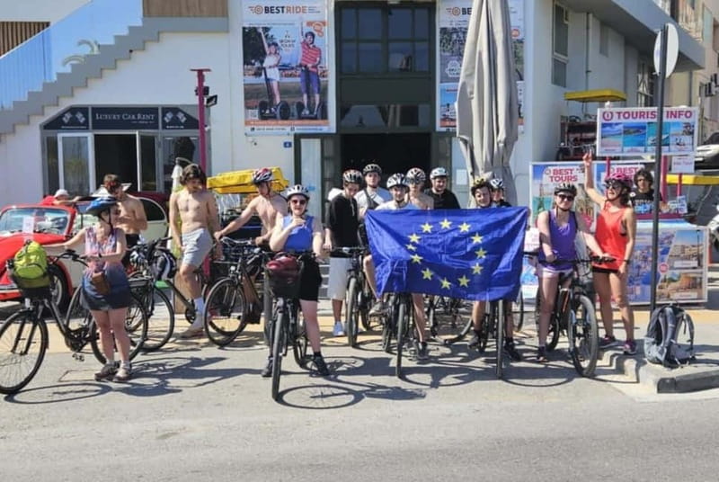 Rethymno: Guided e-Bike Tour on Mili Gorge and Soft Drinks - A soft drink break with room to breathe