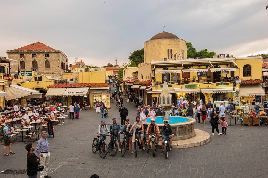 Rhodes: E-bike Highlights Sunset or Morning Photo Tour - Old Town: squares, lanes, and the Street of the Knights