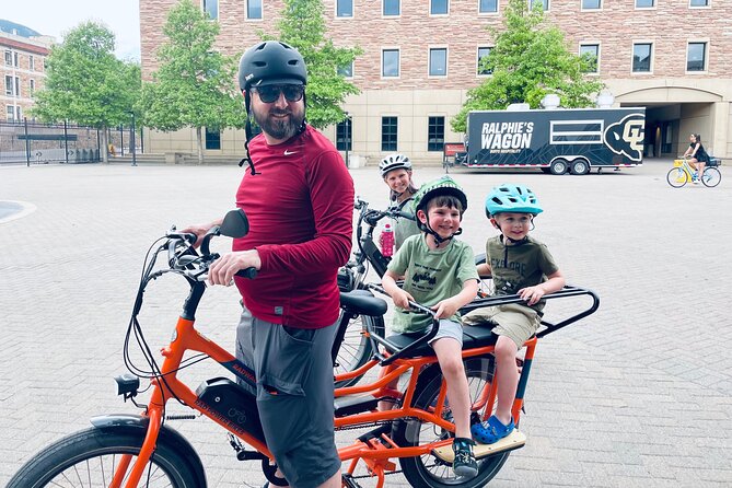 Ride Boulder's Best Guided eBike E-Bike Tour! Electric eBike - The Flatirons and Chautauqua views