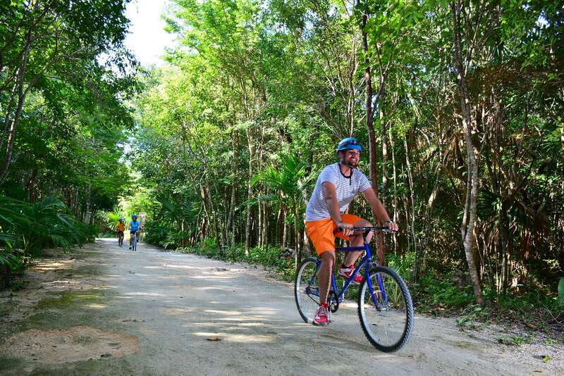 Rio Secreto Nature Reserve: Bicycle, Rappel & Ziplines Tour - From reception in Cancún to the reserve