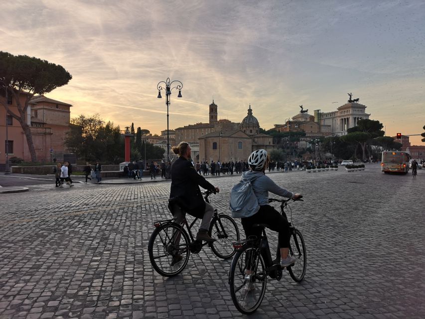 Rome: 3.5-Hour Small Group E-Bike Tour - The Colosseum from a different angle