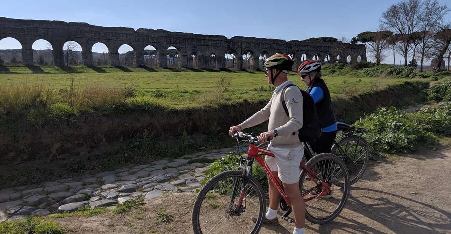 Rome: Appian Way and Roman Countryside Electric Bike Tour - From military highway to family mausoleums