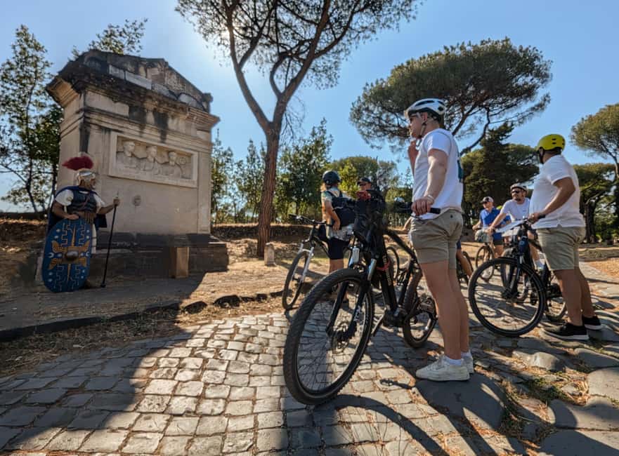 Rome: Appian Way, Catacombs & Aqueducts by eBike + Transfer - Key points before you book