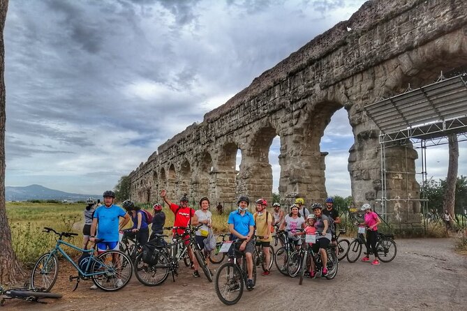 Rome: Appian Way E-bike Tour, Catacombs, Aqueducts & Transfer - The Aqueduct Park brings the biggest visual payoff