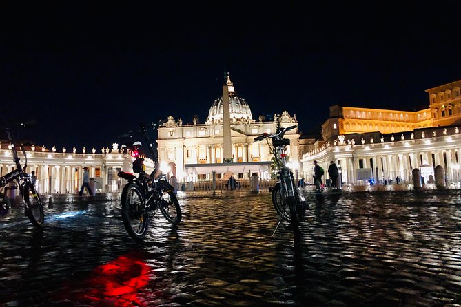Rome by Night - Ebike Small Group Tour - Food and Wine (Option) - Food, Wine, and a Welcome Break