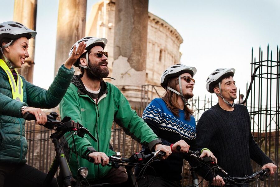 Rome: Cannondale E-Bike Tour of Top Landmarks & More - The Jewish Ghetto, Portico di Ottavia, and Theatre of Marcellus