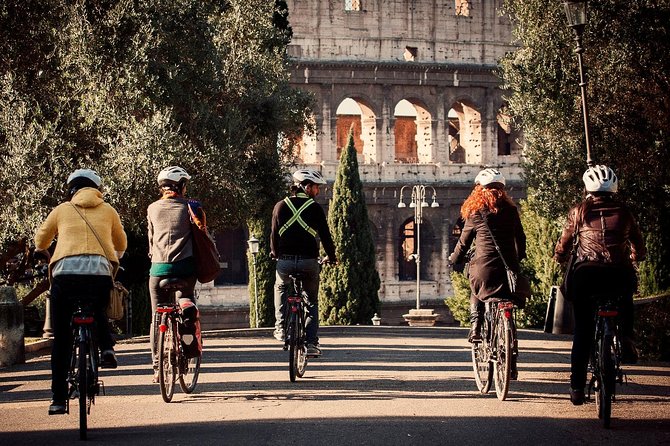Rome City Small Group Bike Tour with quality Cannondale EBike - Capitoline Hill and the final Roman view
