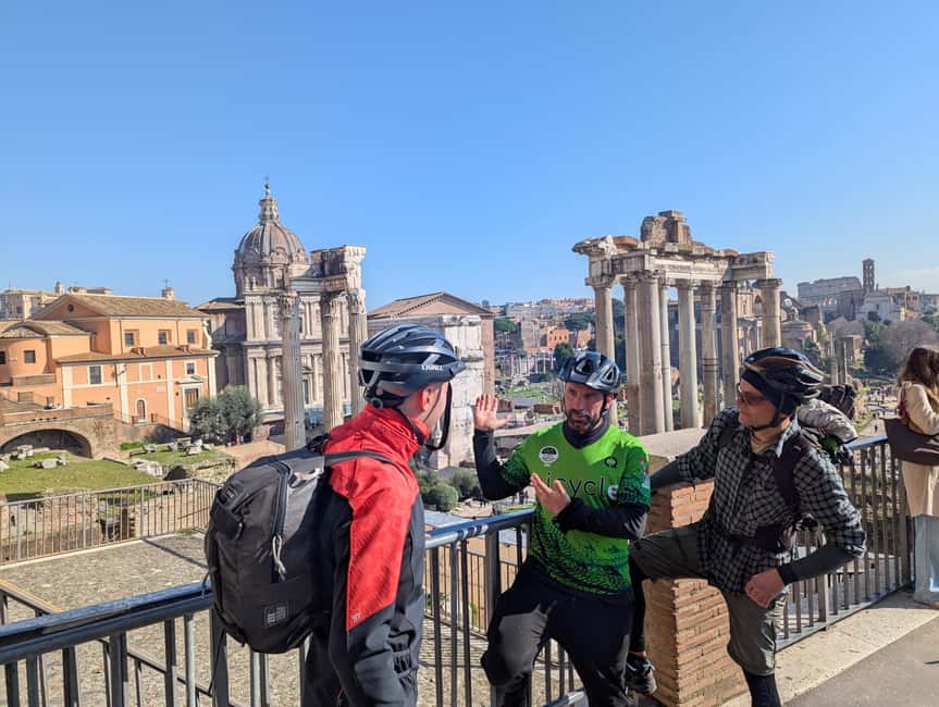 Rome E-Bike Highlights Tour & Tasting in Secret Cave - The five details I would keep in mind