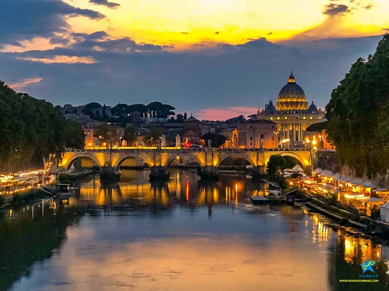 Rome: E-Bike Sunset Tour with Pizza Option - Trevi Fountain and the Spanish Steps