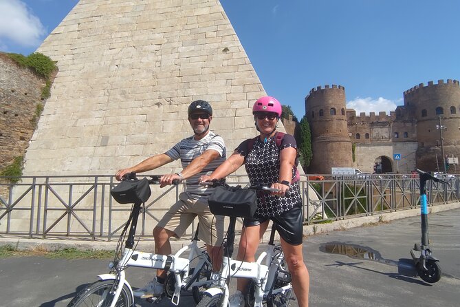 Rome Highlights by E-Bicycle Small group - The Orange Garden and its hilltop pause
