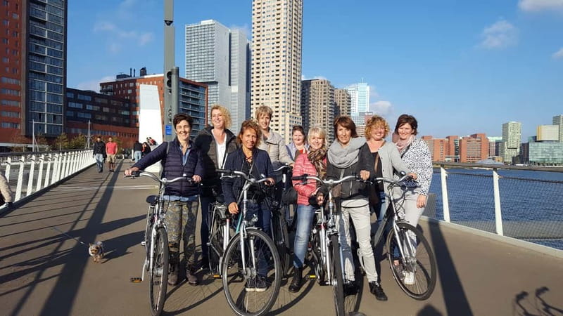Rotterdam: City Highlights Guided Bike Tour - The less familiar streets are part of the point