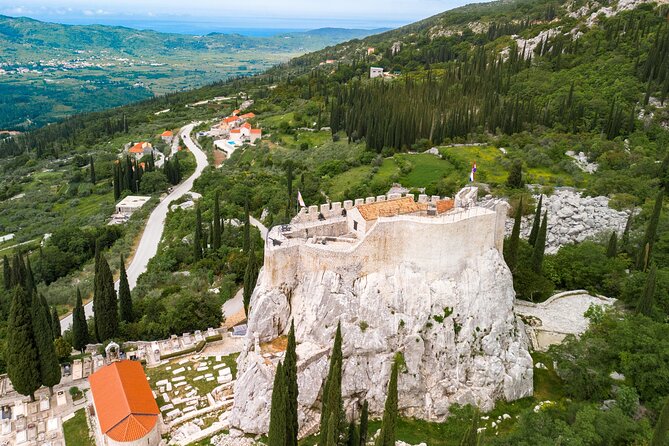 Rural Biking & Wine Tasting Tour in Dubrovnik - Sokol Grad and its hour-long fortress visit