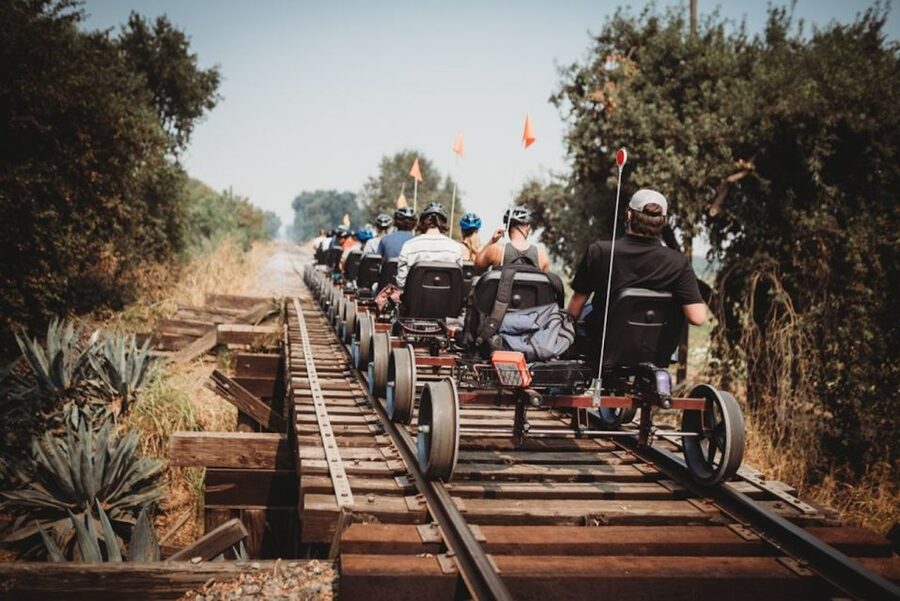 Sacramento: Yolo Countryside Guided Rail Bike Tour - Starting at Old Town Square and the Riverfront Station