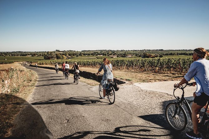 Saint-Emilion Electric Bike Day Tour with Wine Tastings & Lunch - The 9:30 departure from Bordeaux