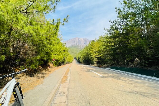 Sakurajima Century Lava Climb Journey with E-bike - Yunohira Observatory, the high point of the ride