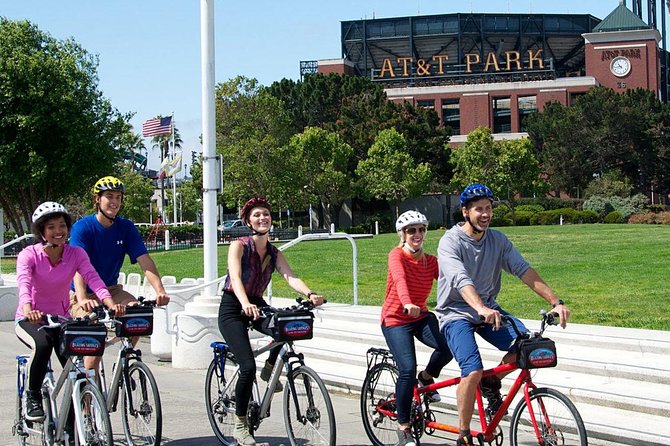 San Francisco Golden Gate Bridge Bike or Electric Bike Rental - Following the waterfront toward Fort Mason