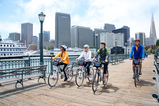 San Francisco Golden Gate Bridge Bike or Electric Bike Rental - The downhill ride into Sausalito