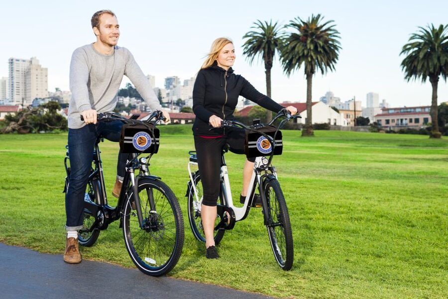 San Francisco: Golden Gate Bridge E-Bike Rental - Riding toward the Golden Gate Bridge